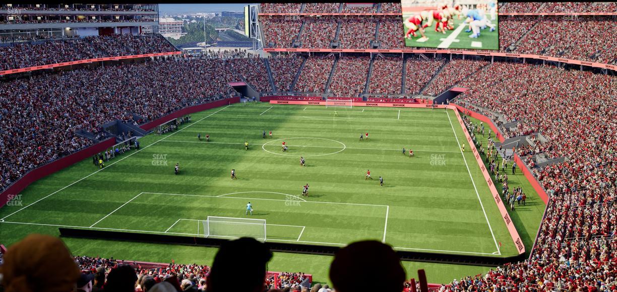 Levi's Stadium - Section Resort Suite 38 Seat View