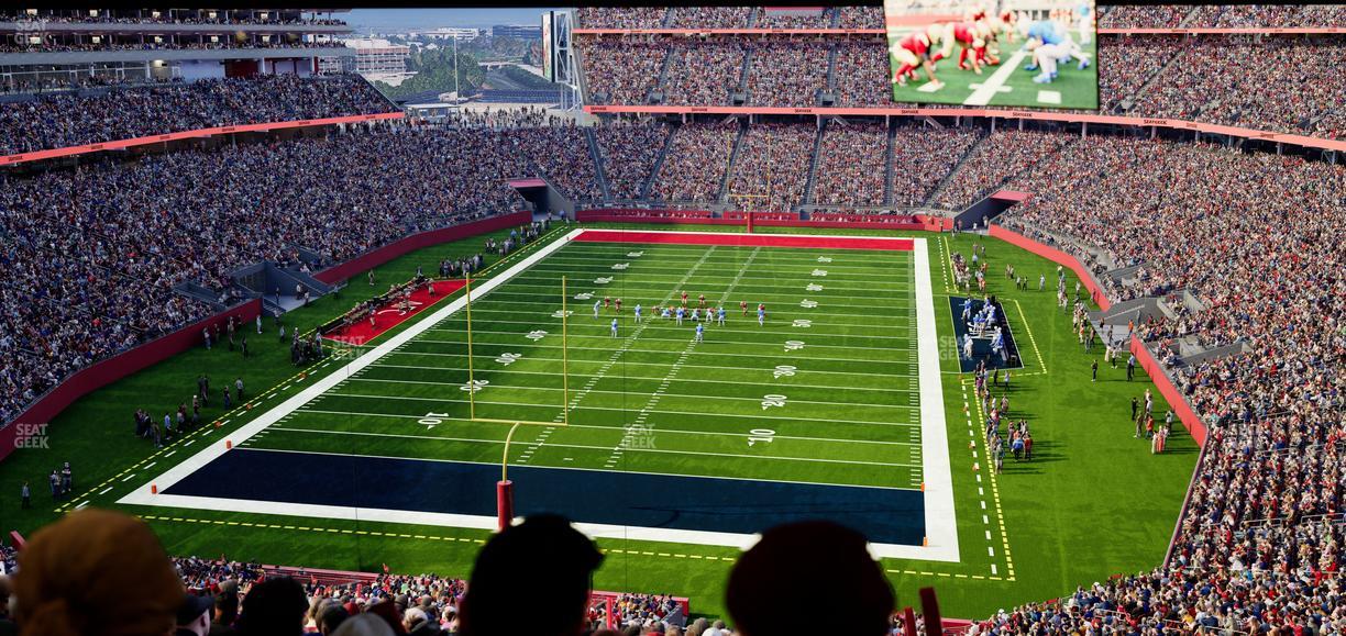 Levi's Stadium - Section Resort Suite 38 Seat View