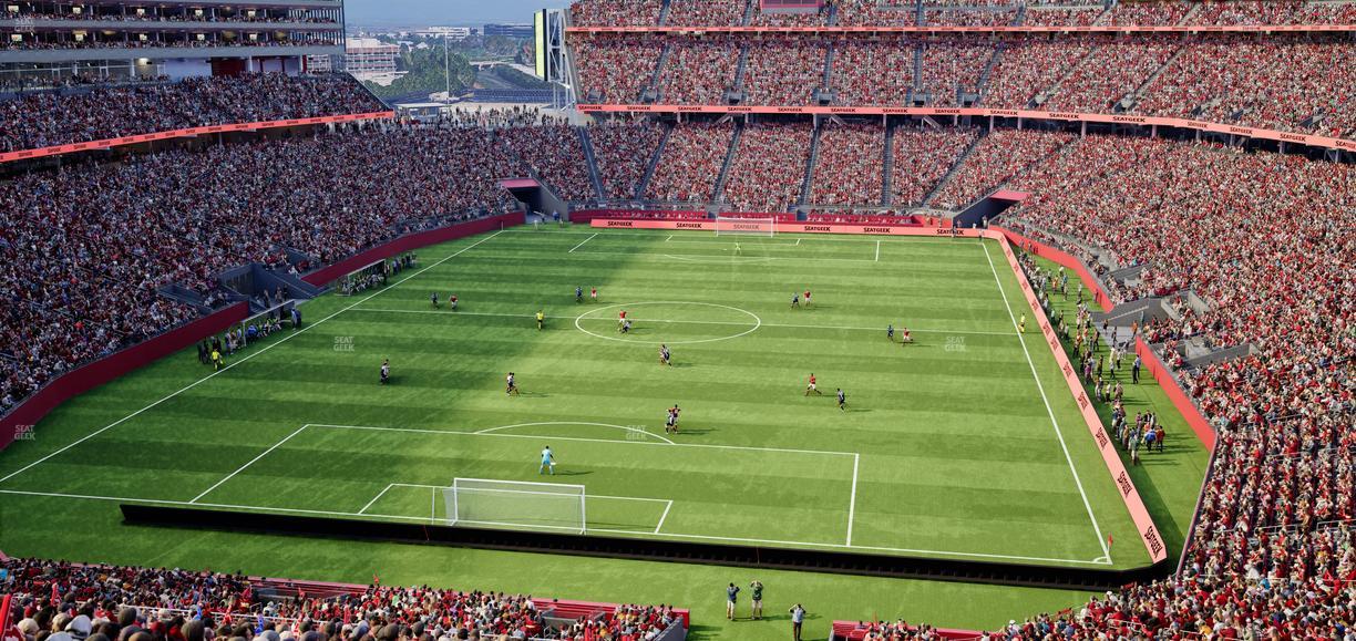 Levi's Stadium - Section Resort Suite 38 Seat View