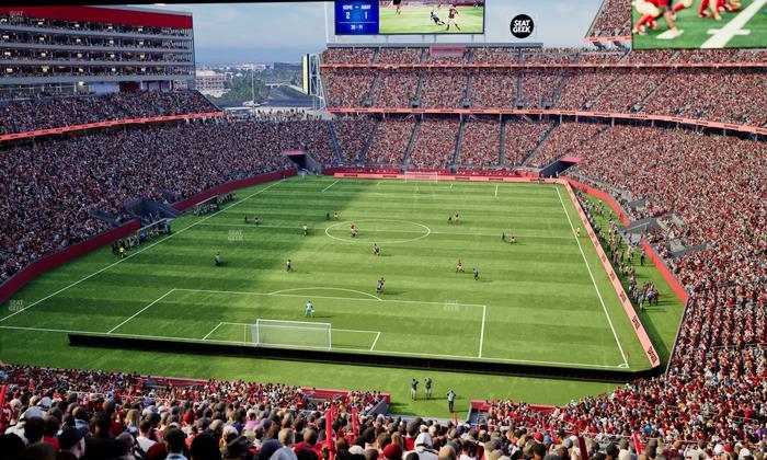 Levi's Stadium - Section Resort Suite 38 Seat View