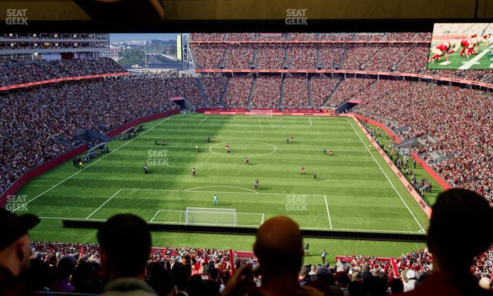 Levi's Stadium - Section Resort Suite 40 Seat View