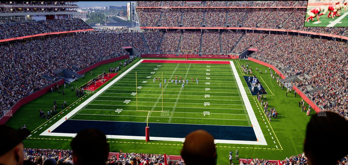 Levi's Stadium - Section Resort Suite 40 Seat View