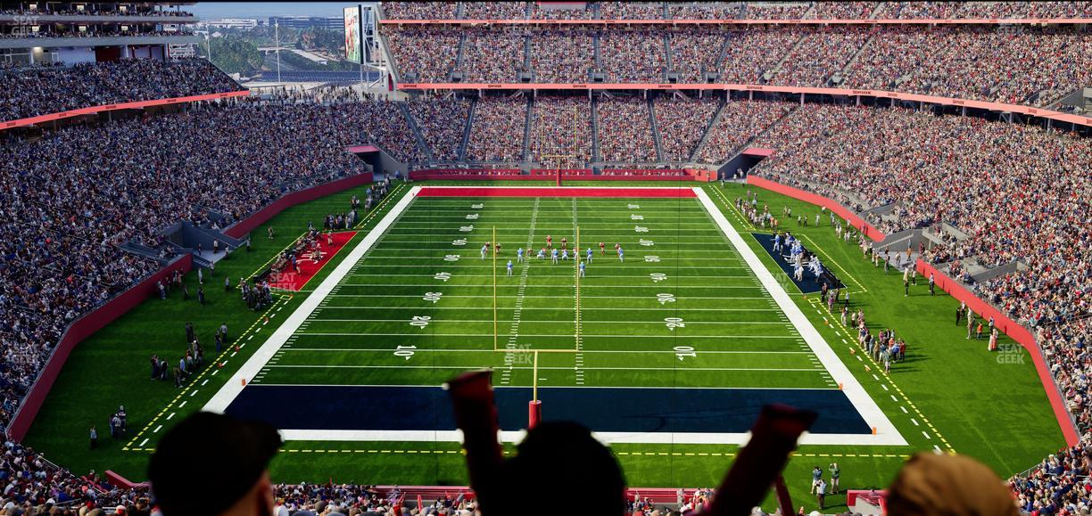 Levi's Stadium - Section Resort Suite 42 Seat View