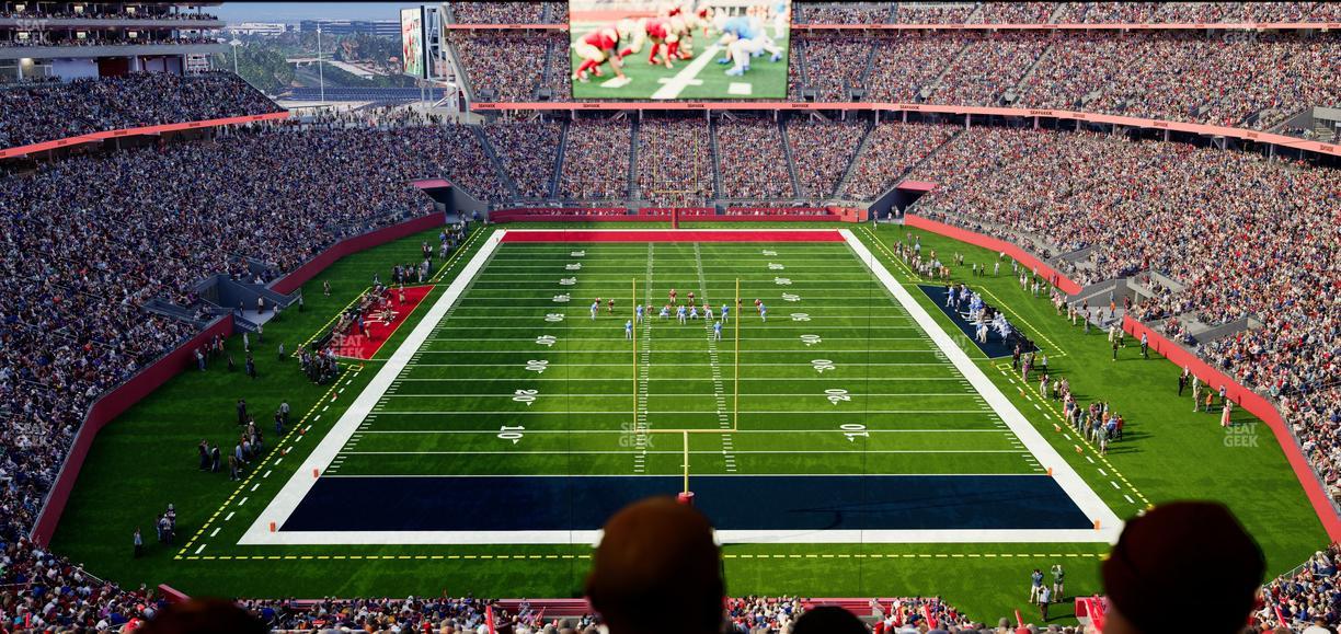 Levi's Stadium - Section Resort Suite 43 Seat View