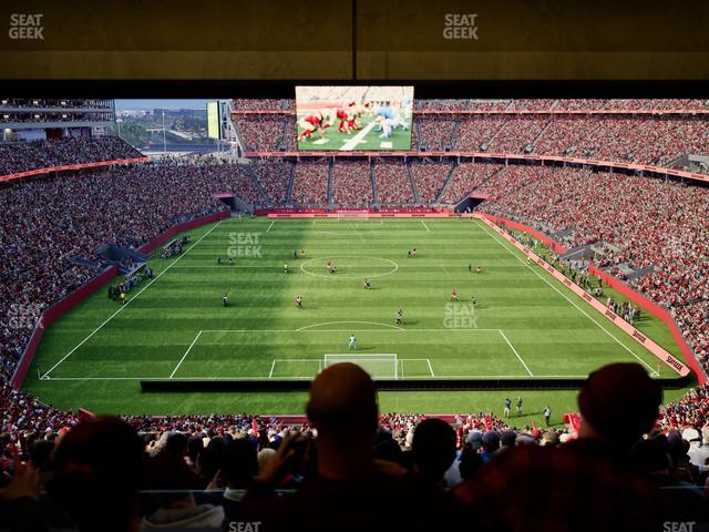 Levi's Stadium - Section Resort Suite 43 Seat View Levi's Stadium - Section Resort Suite 43 Seat View