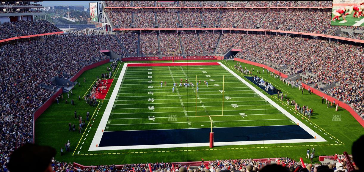 Levi's Stadium - Section Resort Suite 45 Seat View
