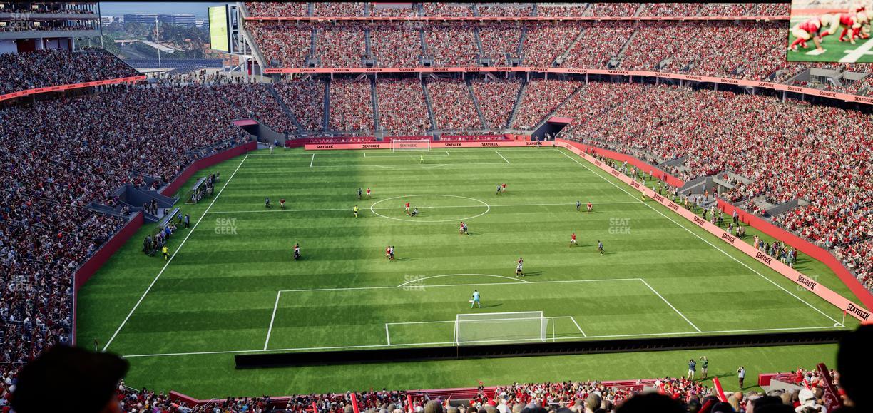 Levi's Stadium - Section Resort Suite 45 Seat View