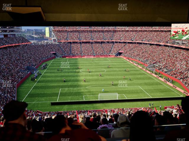 Levi's Stadium - Section Resort Suite 45 Seat View Levi's Stadium - Section Resort Suite 45 Seat View