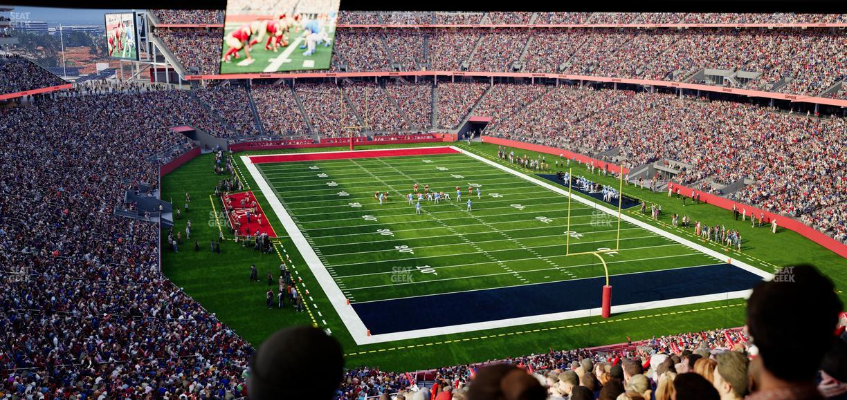Levi's Stadium - Section Resort Suite 50 Seat View