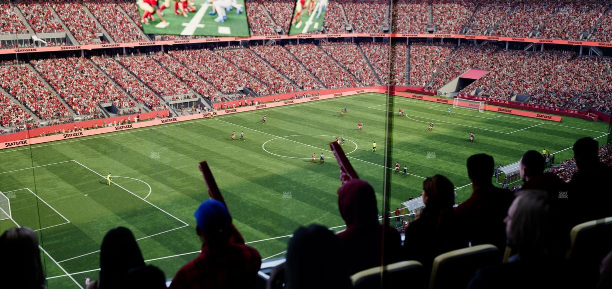 Levi's Stadium - Section Tower Suite 504 Seat View