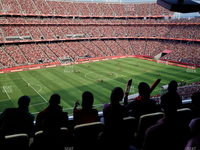 Levi's Stadium - Section Tower Suite 507 Seat View Levi's Stadium - Section Tower Suite 507 Seat View