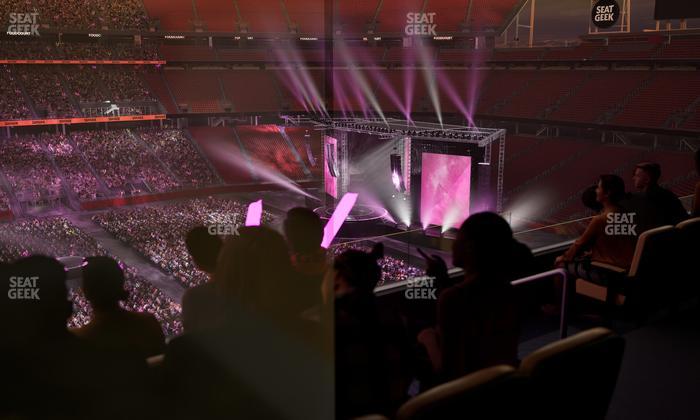 Levi's Stadium - Section Tower Suite 513 Seat View