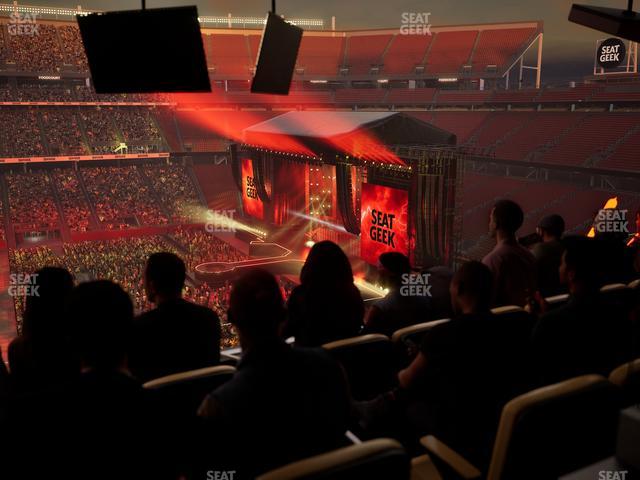 Levi's Stadium - Section Tower Suite 516 Seat View