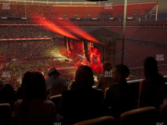 Levi's Stadium - Section Tower Suite 519 Seat View