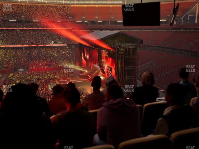 Levi's Stadium - Section Tower Suite 520 Seat View