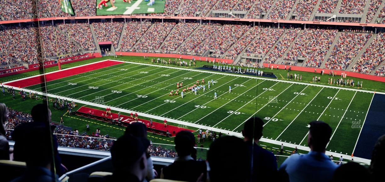 Levi's Stadium - Section Tower Suite 527 Seat View