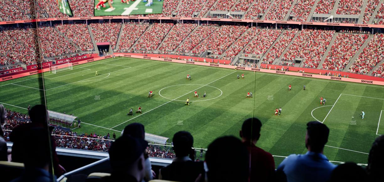 Levi's Stadium - Section Tower Suite 527 Seat View