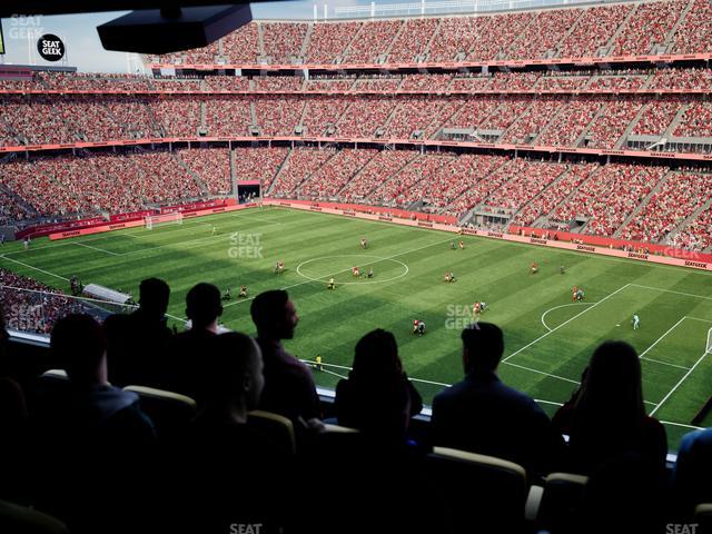 Levi's Stadium - Section Tower Suite 530 Seat View Levi's Stadium - Section Tower Suite 530 Seat View