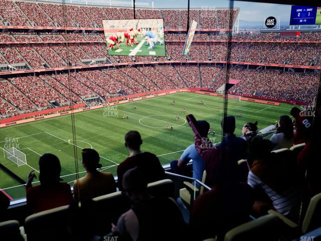 Levi's Stadium - Section Tower Suite 601 Seat View Levi's Stadium - Section Tower Suite 601 Seat View