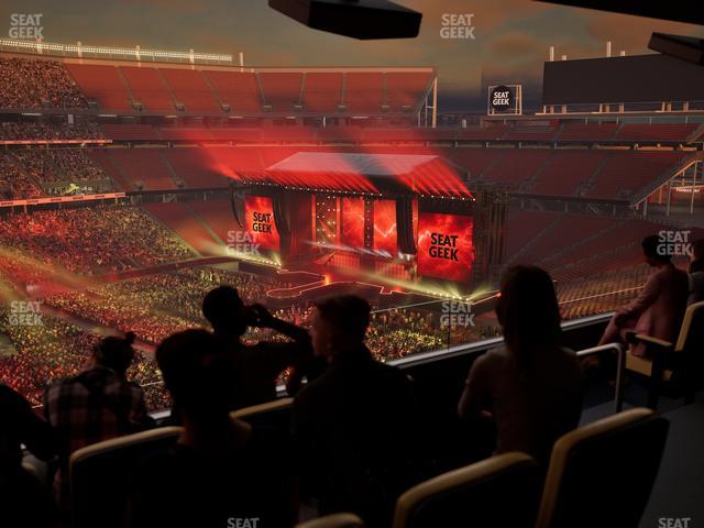 Levi's Stadium - Section Tower Suite 607 Seat View