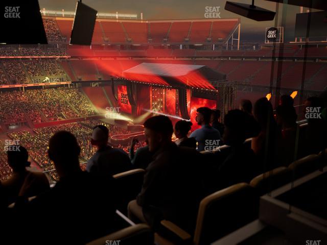Levi's Stadium - Section Tower Suite 612 Seat View
