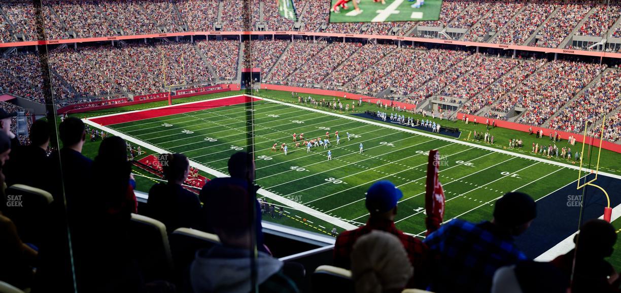 Levi's Stadium - Section Tower Suite 633 Seat View
