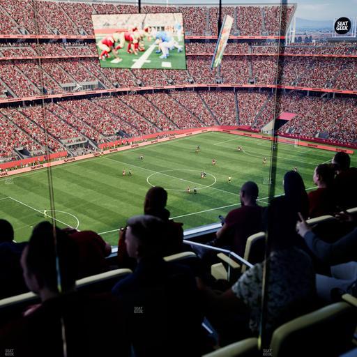 Levi's Stadium - Section Tower Suite 701 Seat View