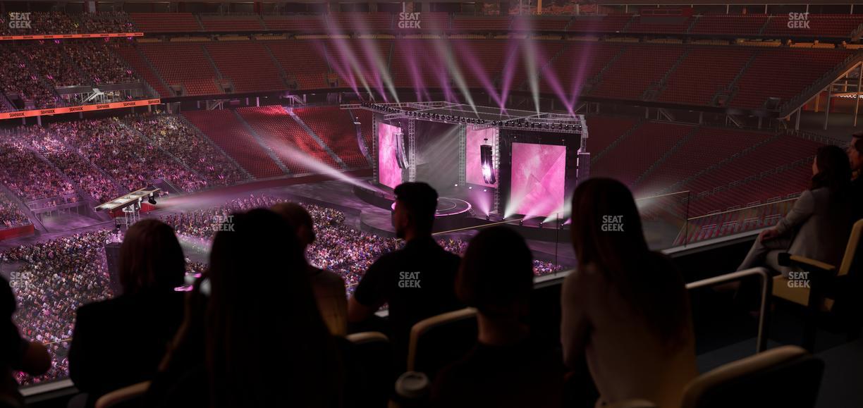 Levi's Stadium - Section Tower Suite 707 Seat View