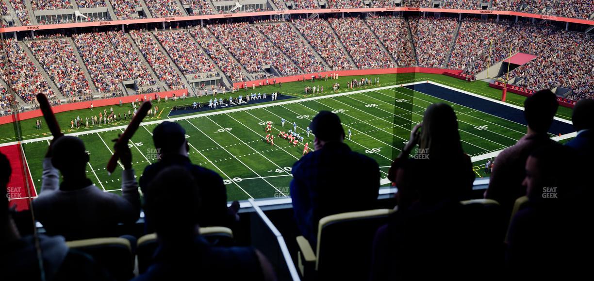 Levi's Stadium - Section Tower Suite 708 Seat View