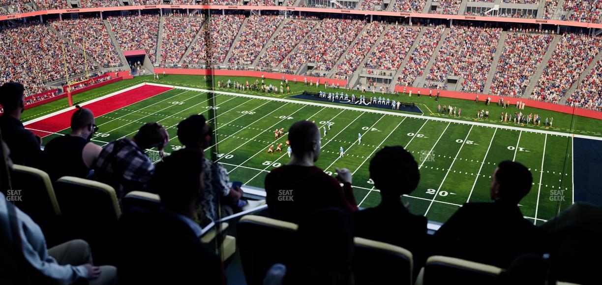 Levi's Stadium - Section Tower Suite 725 Seat View