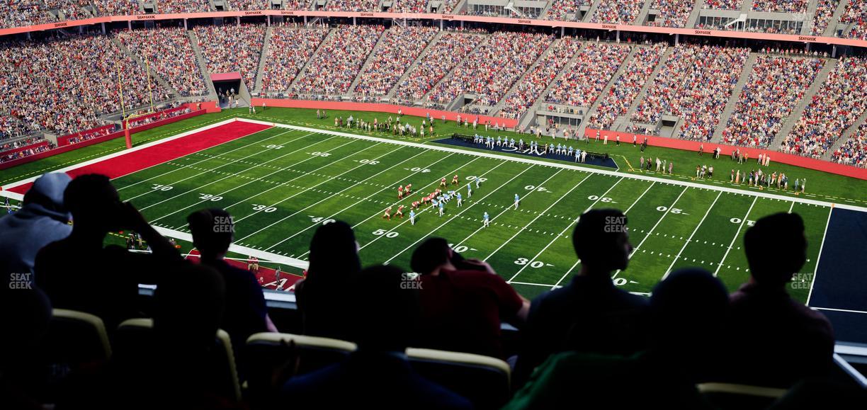 Levi's Stadium - Section Tower Suite 726 Seat View