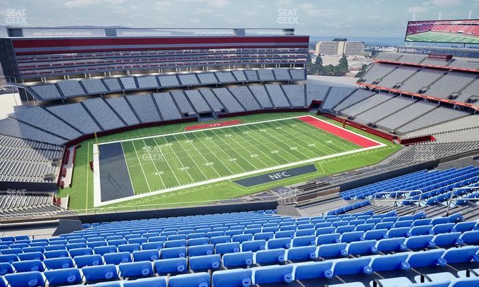 Levi's Stadium - Section Upper Level Sideline Seat View