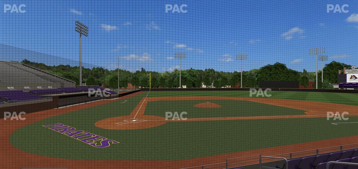 Lewis Field at Clark-LeClair Stadium - Section 105 Seat View