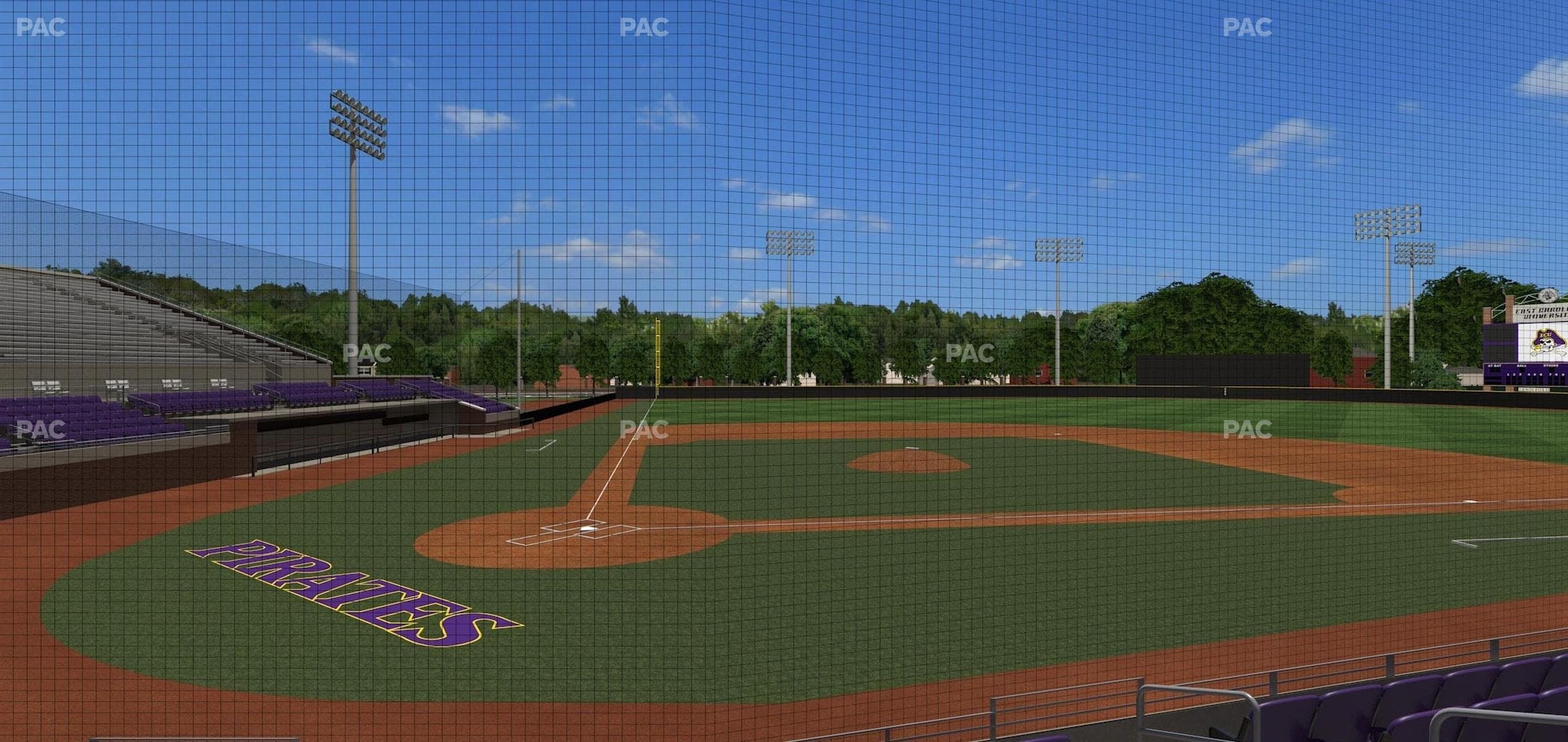 Lewis Field at Clark-LeClair Stadium - Section 105 Seat View