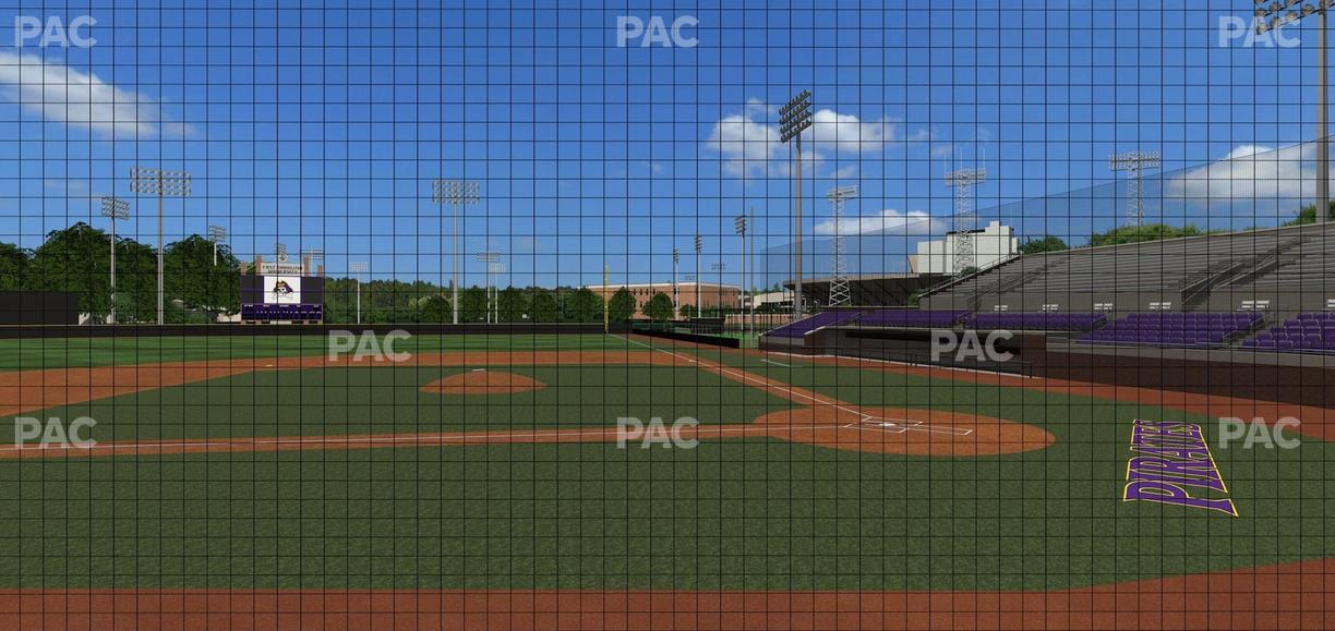 Lewis Field at Clark-LeClair Stadium - Section 110 Seat View