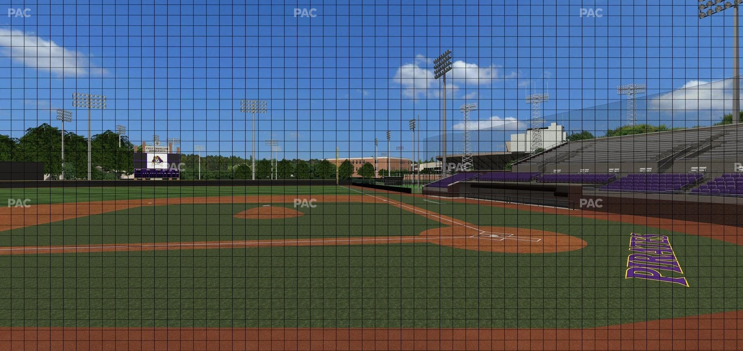 Lewis Field at Clark-LeClair Stadium - Section 110 Seat View