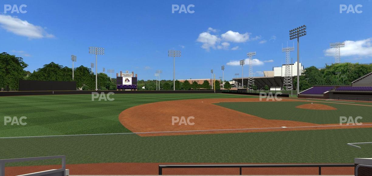 Lewis Field at Clark-LeClair Stadium - Section 114 Seat View