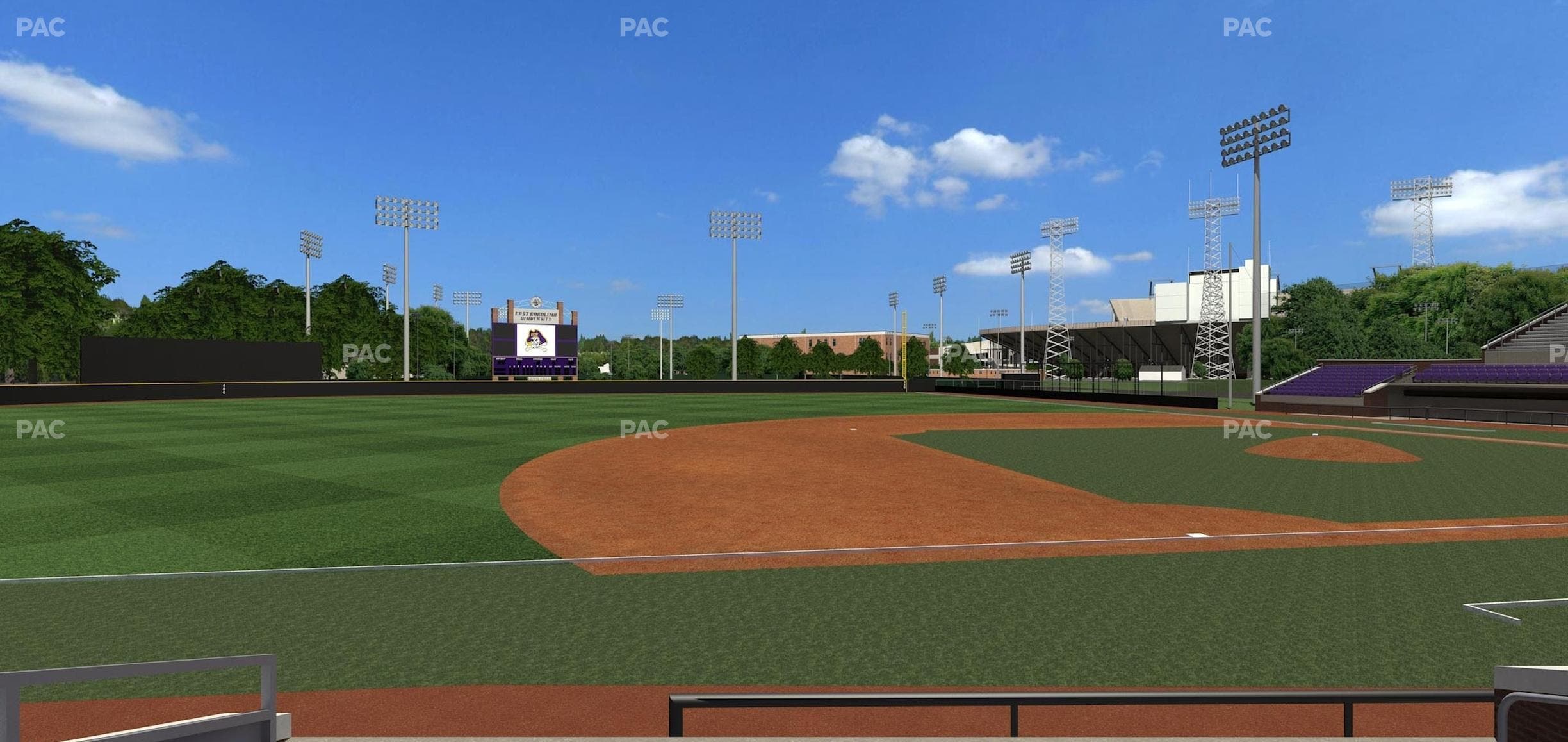Lewis Field at Clark-LeClair Stadium - Section 114 Seat View