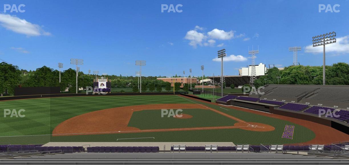 Lewis Field at Clark-LeClair Stadium - Section 208 Seat View
