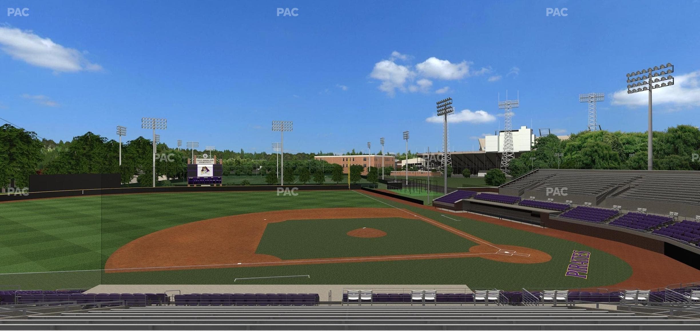 Lewis Field at Clark-LeClair Stadium - Section 208 Seat View
