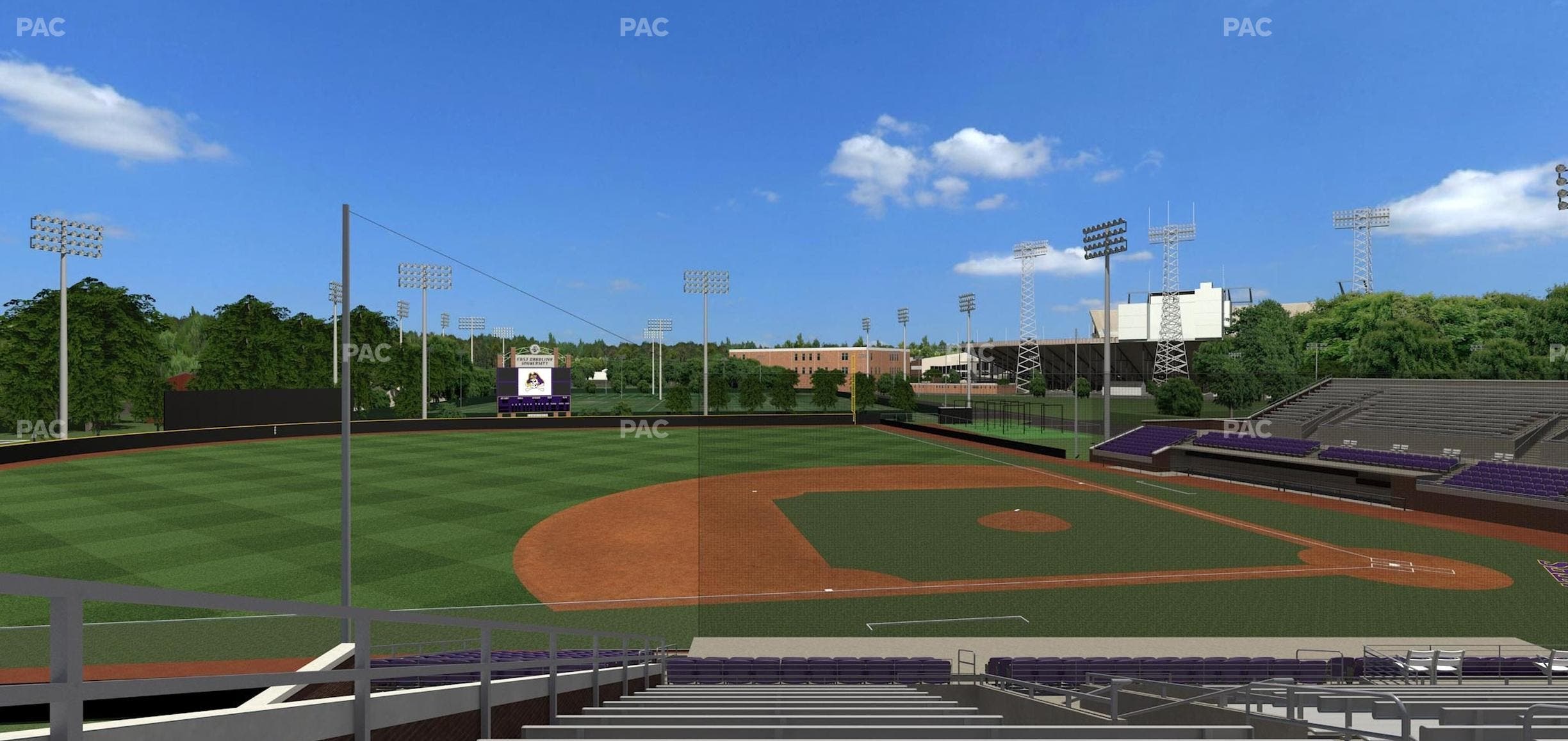 Lewis Field at Clark-LeClair Stadium - Section 209 Seat View