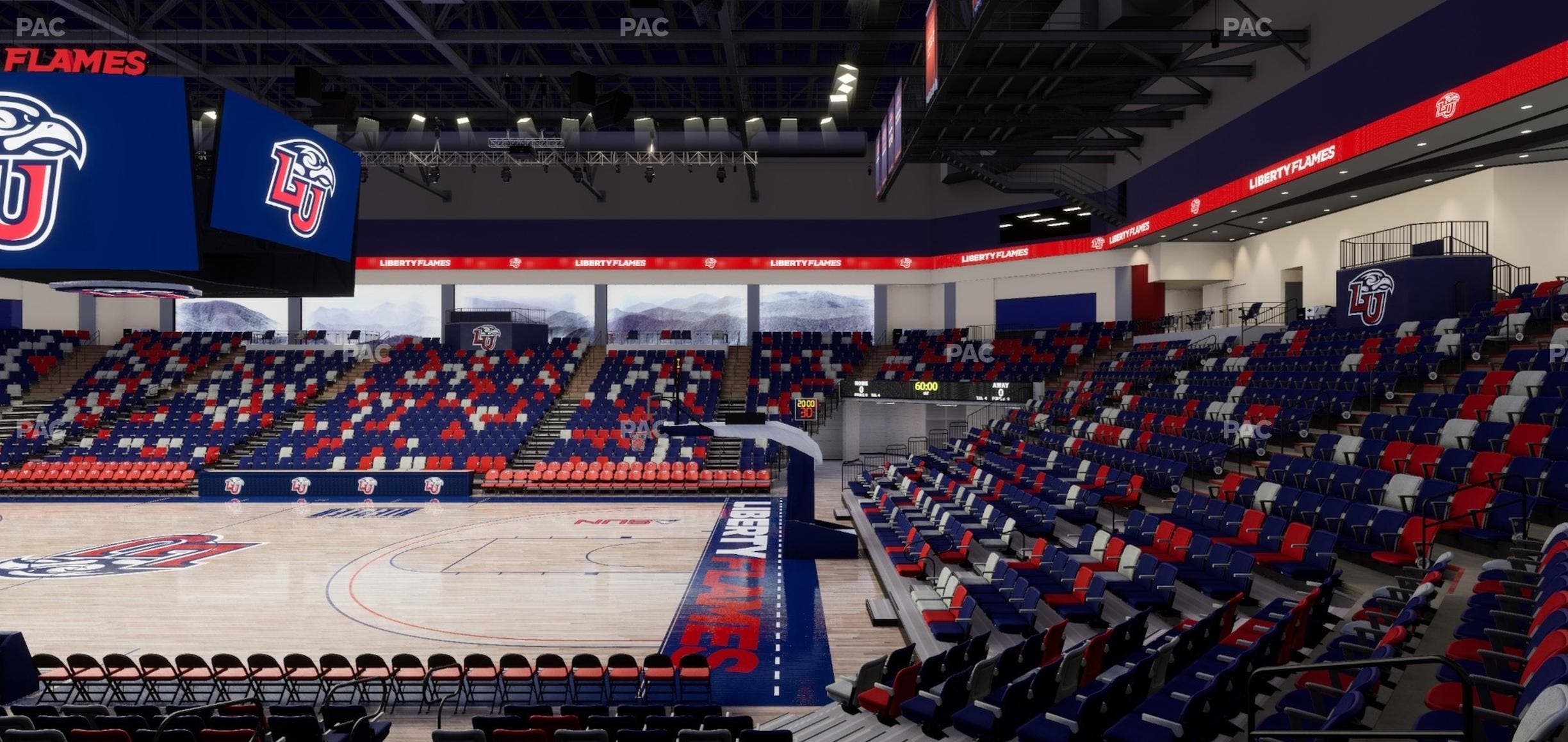 Liberty Arena - Section 1 Seat View