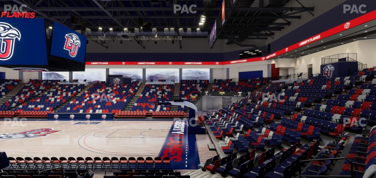 Liberty Arena - Section 1 Seat View