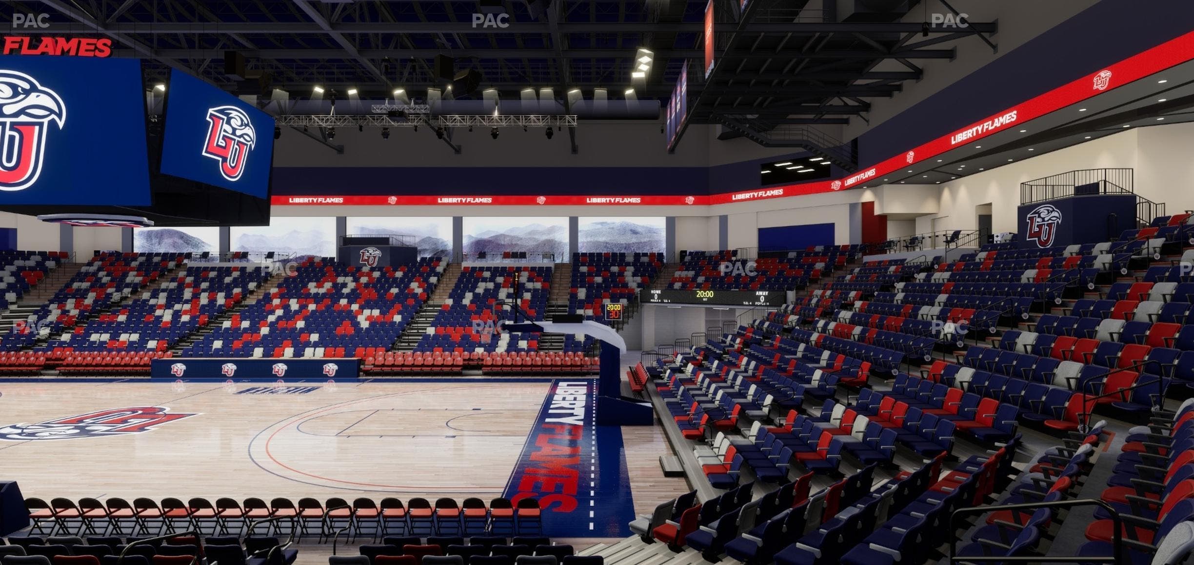 Liberty Arena - Section 1 Seat View