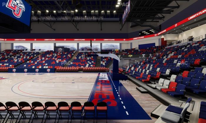 Liberty Arena - Section 1 Seat View