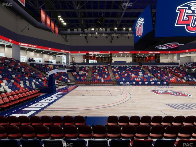 Liberty Arena - Section 14 Seat View