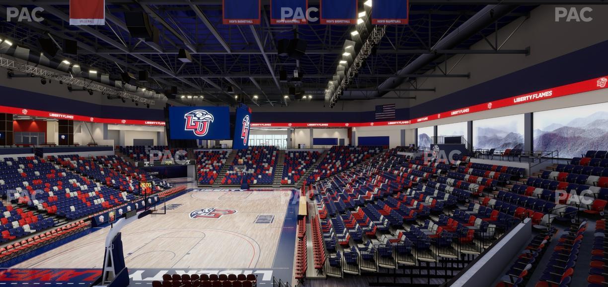 Liberty Arena - Section 17 Seat View