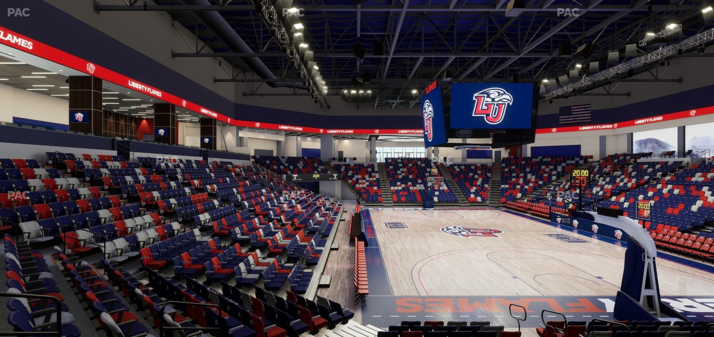 Liberty Arena - Section 19 Seat View
