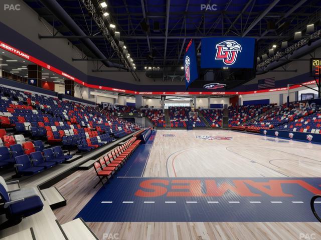Liberty Arena - Section 19 Seat View