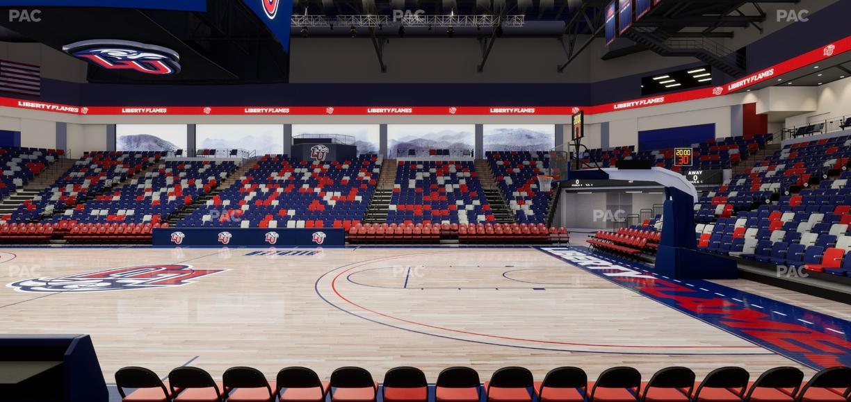 Liberty Arena - Section 2 Seat View